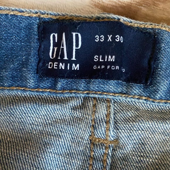 GAP Men’s Denim Jeans Slim 33x30 - Picture 5 of 8
